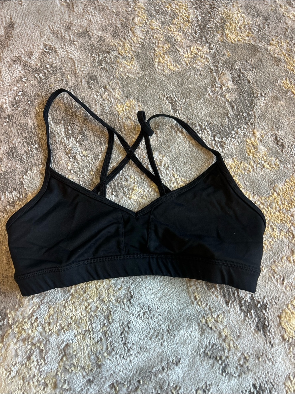 ALO Yoga Black Crisscross Sports Bralette